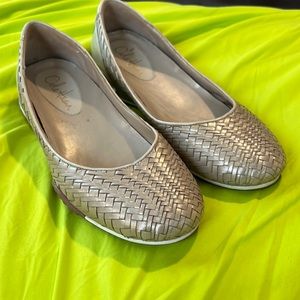 Cole Haan Gold Shoes 9.5